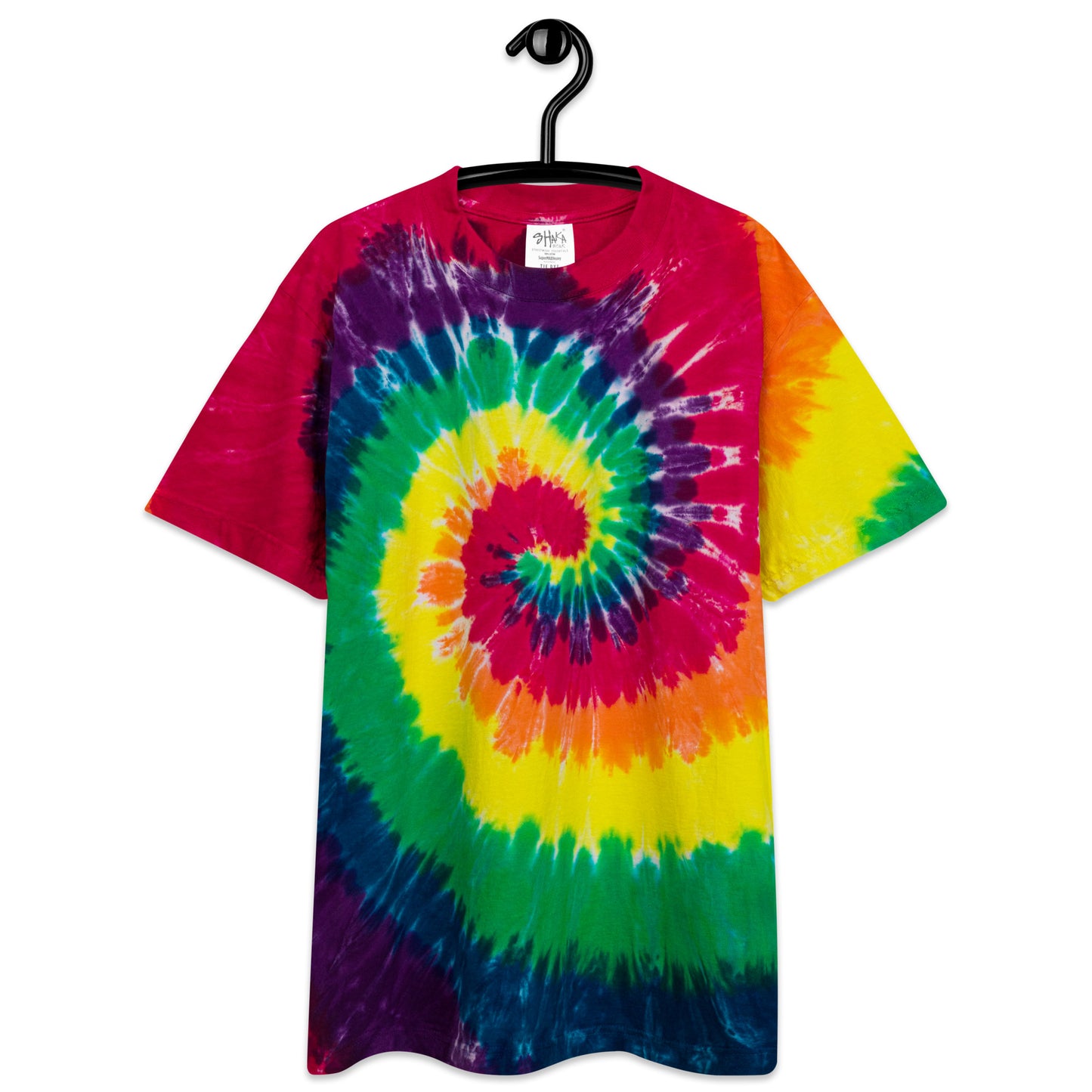 Heart on Your Sleeve Oversized Tie-dye T-shirt