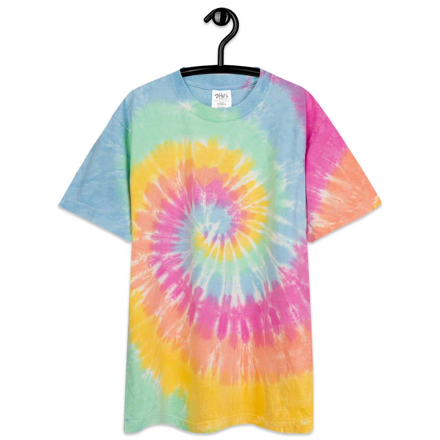Heart on Your Sleeve Oversized Tie-dye T-shirt