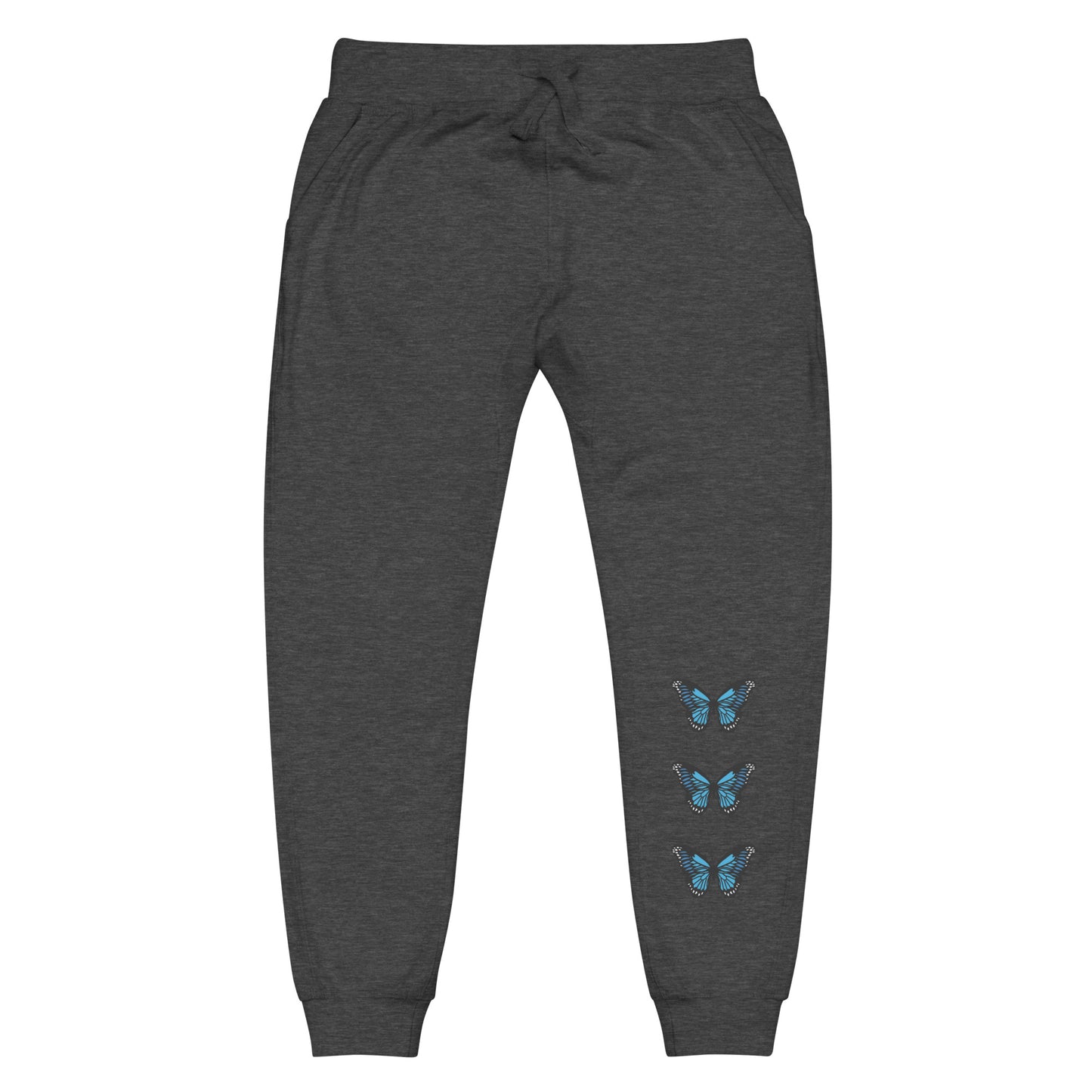 Butterfly Unisex Fleece Sweatpants