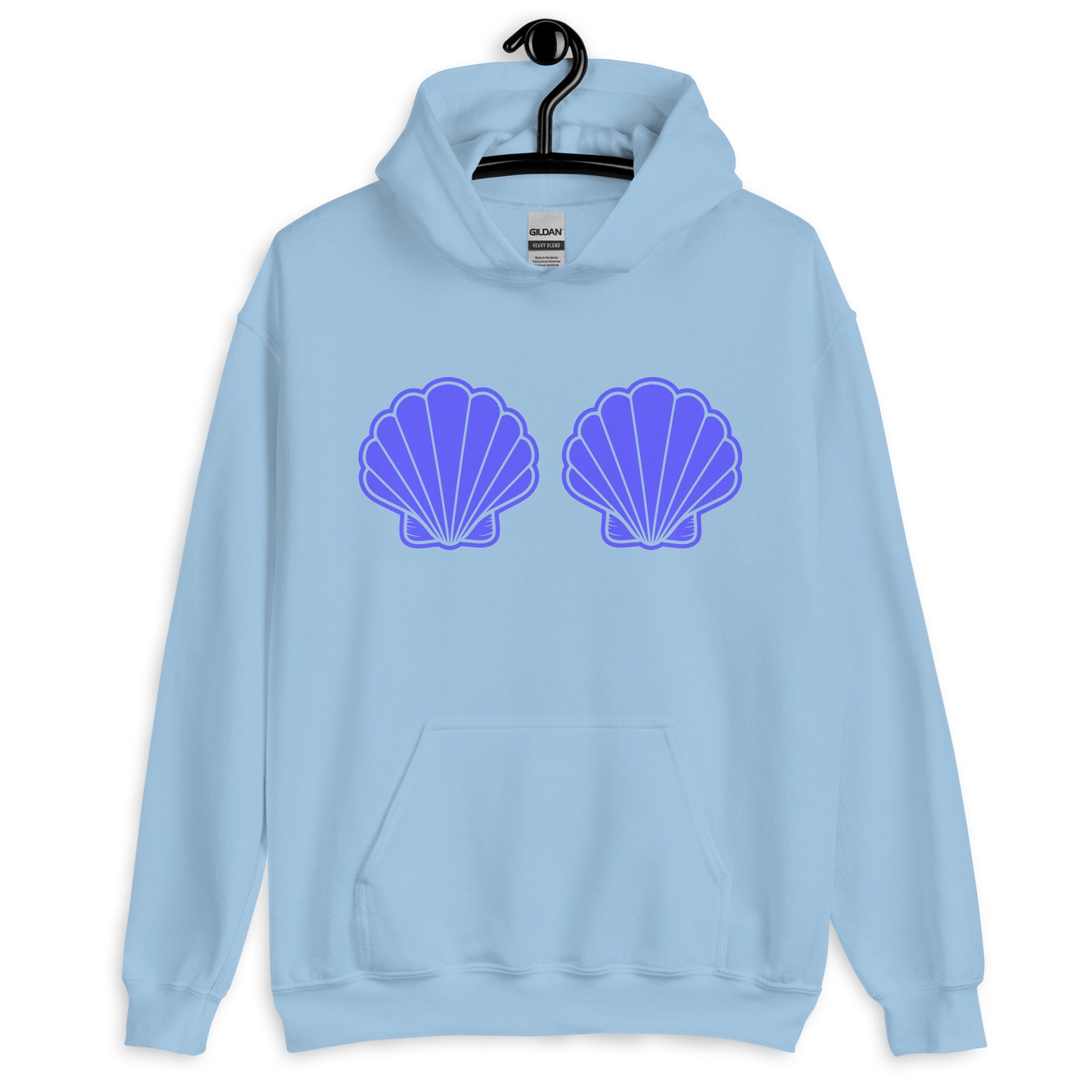 Mermaid Shell Bra Unisex Hoodie