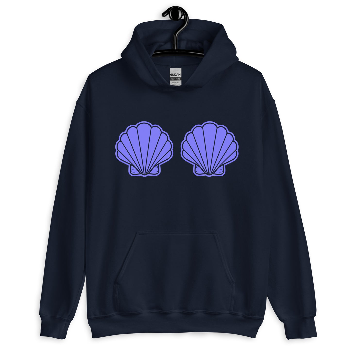 Mermaid Shell Bra Unisex Hoodie