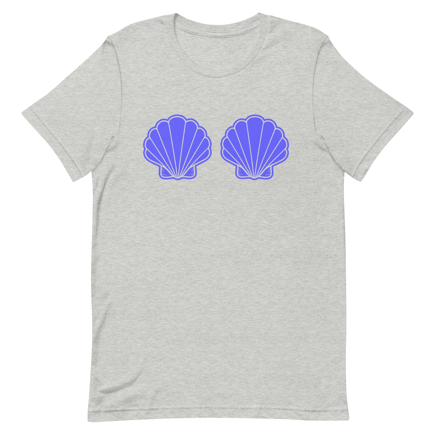 Mermaid Shell Bra unisex t-shirt