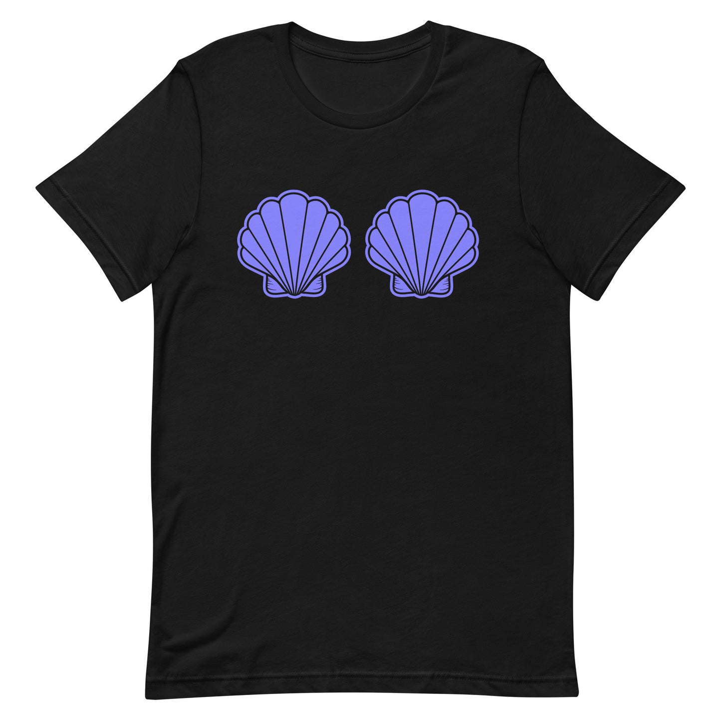 Mermaid Shell Bra unisex t-shirt