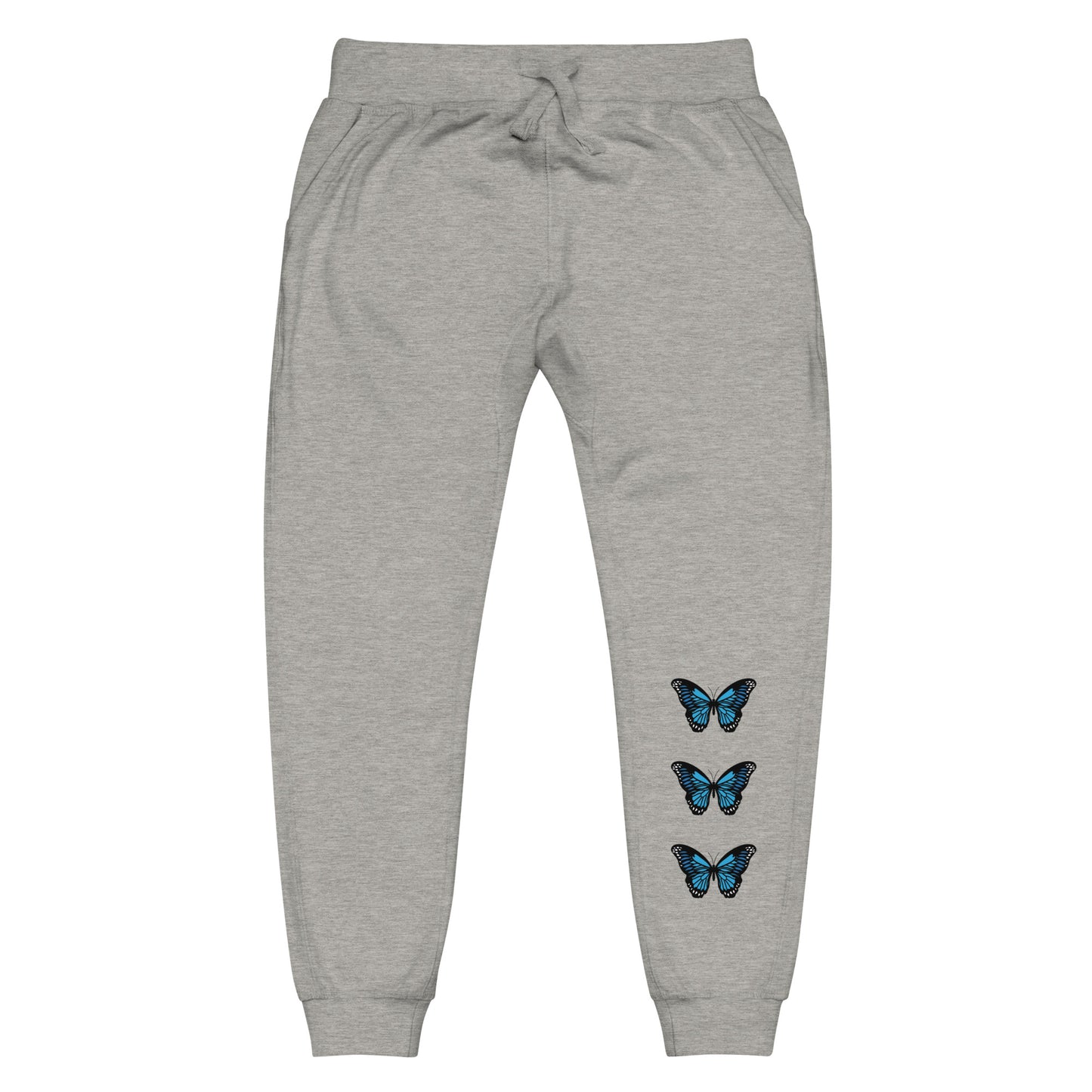 Butterfly Unisex Fleece Sweatpants
