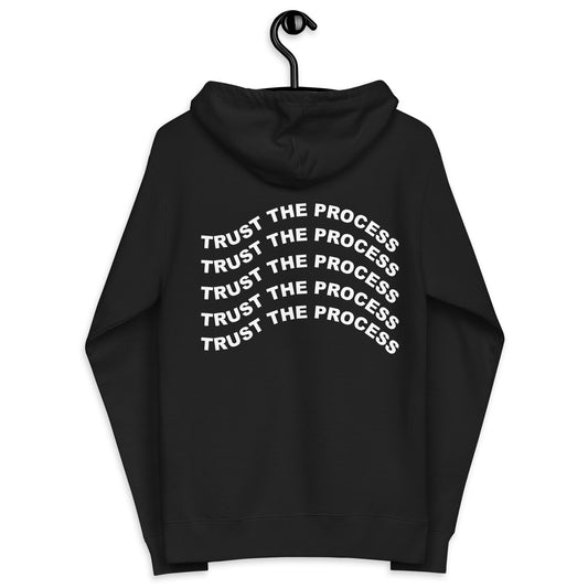 Trust the Process Unisex fleece zip up hoodie