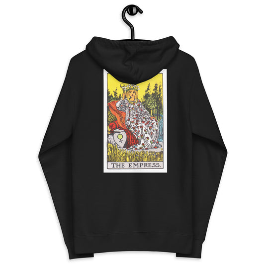 The Empress Tarot Unisex fleece zip up hoodie