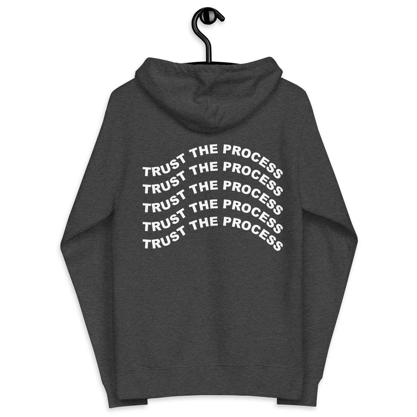 Trust the Process Unisex fleece zip up hoodie