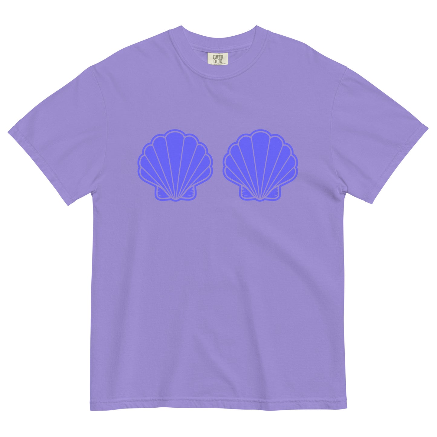 Comfort Colors Mermaid Ariel Shell Shirt