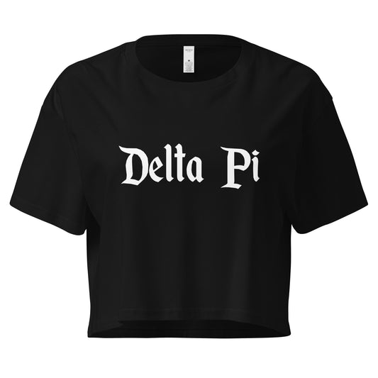 Delta Pi women’s crop top