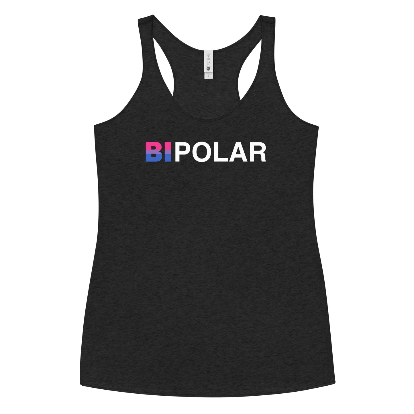Bipolar Bisexual Pride Women's Racerback Tank